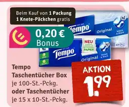 nahkauf Tempo taschentücher box oder taschentücher Angebot