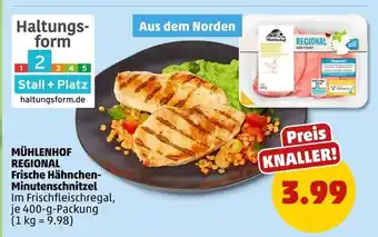 PENNY Mühlenhof frische hähnchen-minutenschnitzel Angebot