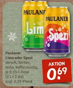 nahkauf Paulaner limo zitrone Angebot