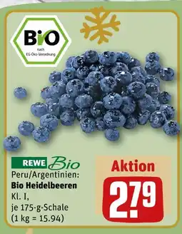 REWE Rewe bio bio heidelbeeren Angebot