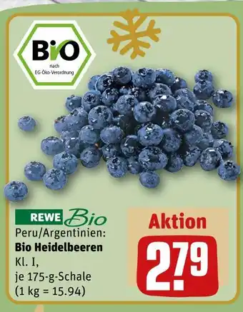 REWE Rewe bio bio heidelbeeren Angebot