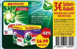 PENNY Ariel universal pulver Angebot