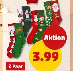 PENNY Weihnachtssocken Angebot