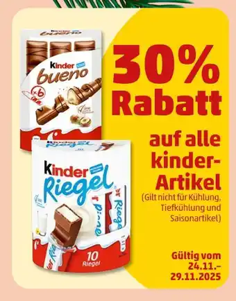 PENNY Kinder 30% rabatt Angebot