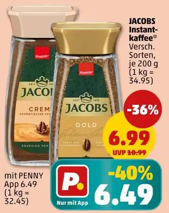 PENNY Jacobs instantkaffee creme Angebot
