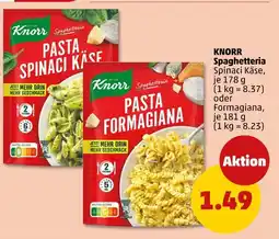 PENNY Knorr pasta spinaci käse Angebot