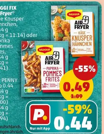 PENNY Maggi air fryer käse knusper hähnchen Angebot