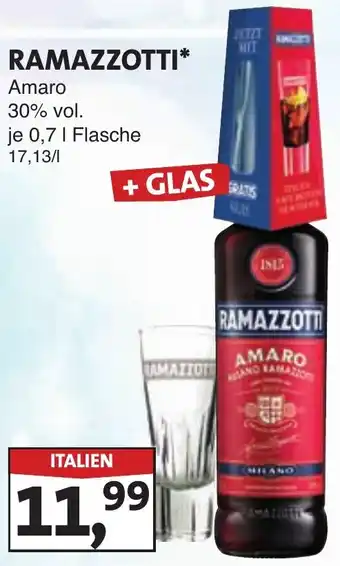 Lösch Depot RAMAZZOTTI Amaro Angebot