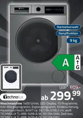 ROLLER Technolux waschmaschine Angebot