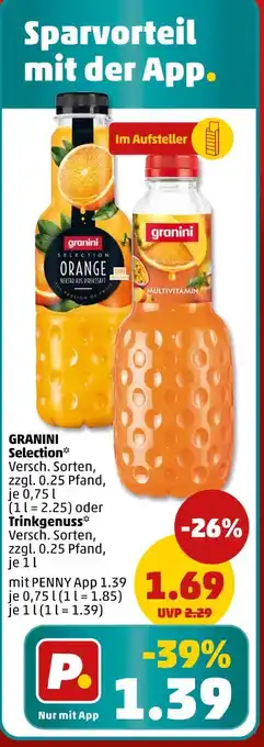 PENNY Granini selection orange Angebot