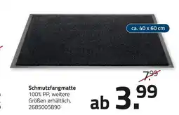ROLLER Schmutzfangmatte Angebot