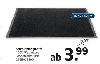 ROLLER Schmutzfangmatte Angebot