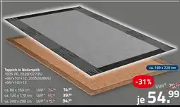 ROLLER Teppich in naturoptik ca. 80 x 150 cm Angebot