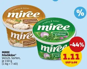 PENNY Miree frischkäse mit frischem meerrettich Angebot