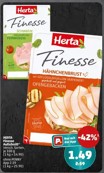 PENNY Herta finesse schinken Angebot
