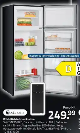 ROLLER Technolux kühl-/gefrierkombination skhtmf55sdid Angebot