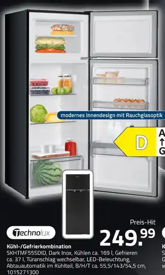 ROLLER Technolux kühl-/gefrierkombination skhtmf55sdid Angebot