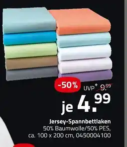 ROLLER Jersey-spannbettlaken Angebot