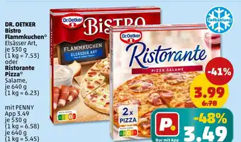 PENNY Dr. oetker bistro flammkuchen elsässer art Angebot