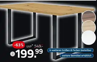 ROLLER Esstisch Angebot