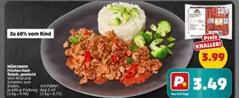 PENNY Mühlenhof frisches hackfleisch, gemischt Angebot