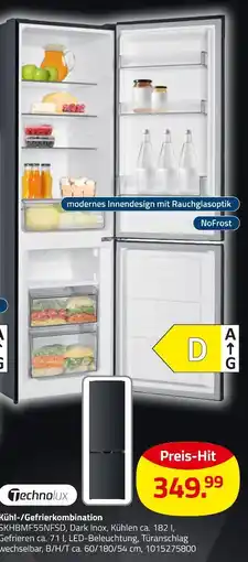 ROLLER Technolux kühl-/gefrierkombination Angebot