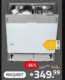 ROLLER Exquisit einbaugeschirrspüler egsp6012-e-030 inox Angebot