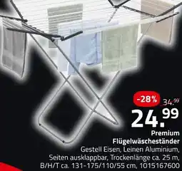 ROLLER Premium flügelwäscheständer Angebot