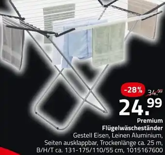 ROLLER Premium flügelwäscheständer Angebot