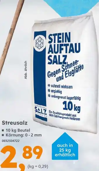 Globus Baumarkt Streusalz Angebot