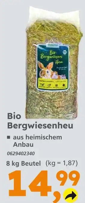 Globus Baumarkt Bio bergwiesenheu Angebot