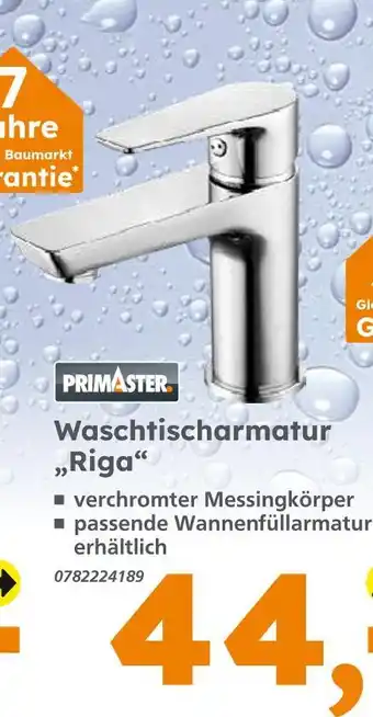 Globus Baumarkt Primaster waschtischarmatur riga Angebot