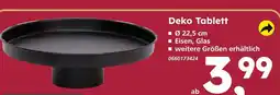 Globus Baumarkt Deko tablett Angebot