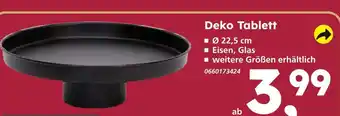 Globus Baumarkt Deko tablett Angebot
