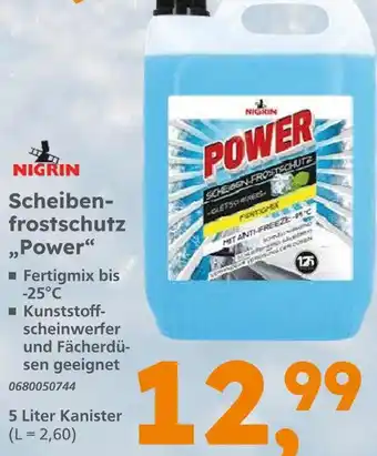 Globus Baumarkt Nigrin scheibenfrostschutz power Angebot