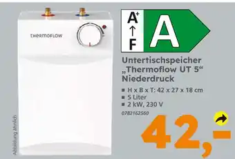 Globus Baumarkt Thermoflow untertischspeicher thermoflow ut 5 niederdruck Angebot