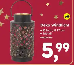 Globus Baumarkt Deko windlicht Angebot