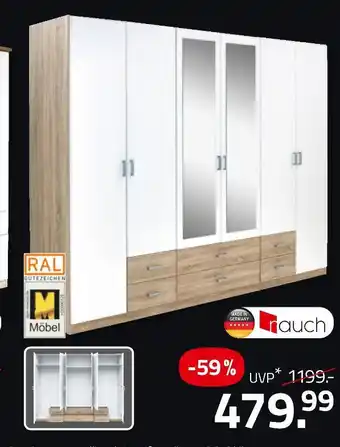 ROLLER Rauch kombi-drehtürenschrank Angebot