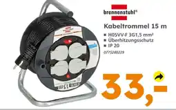Globus Baumarkt Brennenstuhl kabeltrommel 15 m Angebot