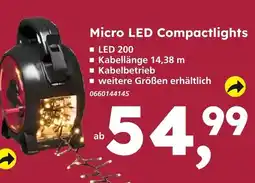 Globus Baumarkt Micro led compactlights Angebot