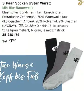Tchibo Star wars 3 paar socken Angebot
