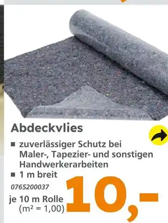 Globus Baumarkt Abdeckvlies Angebot