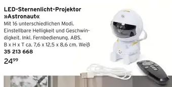 Tchibo Led-sternenlicht-projektor astronaut Angebot