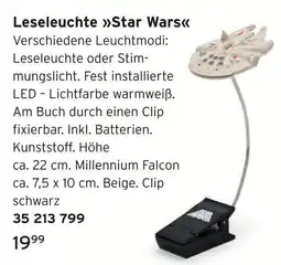 Tchibo Leseluchte star wars Angebot