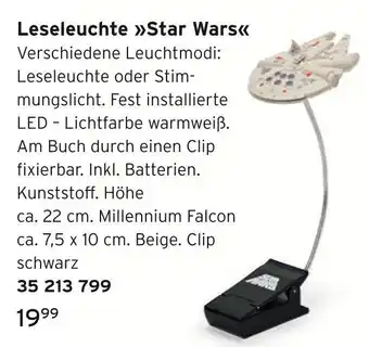 Tchibo Leseluchte star wars Angebot