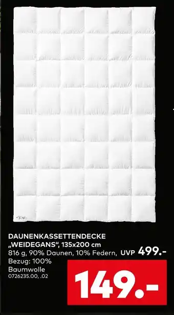 porta Daunenkassettendecke 'weidegans' Angebot