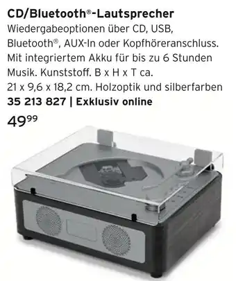 Tchibo Cd/bluetooth-lautsprecher Angebot