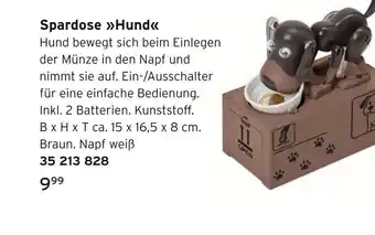 Tchibo Spardose hund Angebot