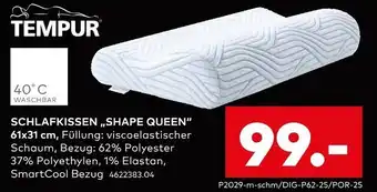 porta Tempur schlafkissen „shape queen“ Angebot