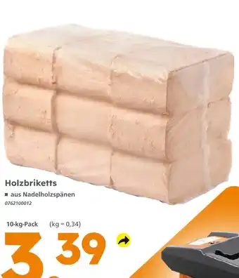 Globus Baumarkt Holzbriketts Angebot